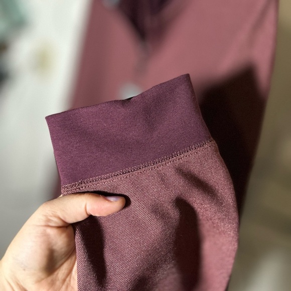 NEW Van Heusen Men’s 3/4 Zip Pullover “Wine Tasting” Burgandy Long Sleeve XLTall - Picture 5 of 6